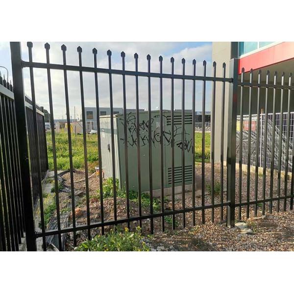 Powder Coating L2.7m Decorative Aluminium Fencing