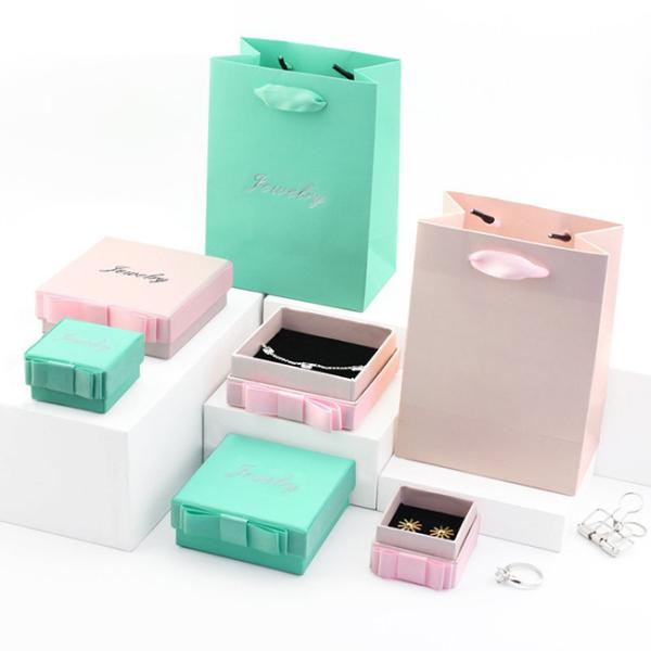Customized Red Special Paper Box Stylish Jewelry Box For Rings