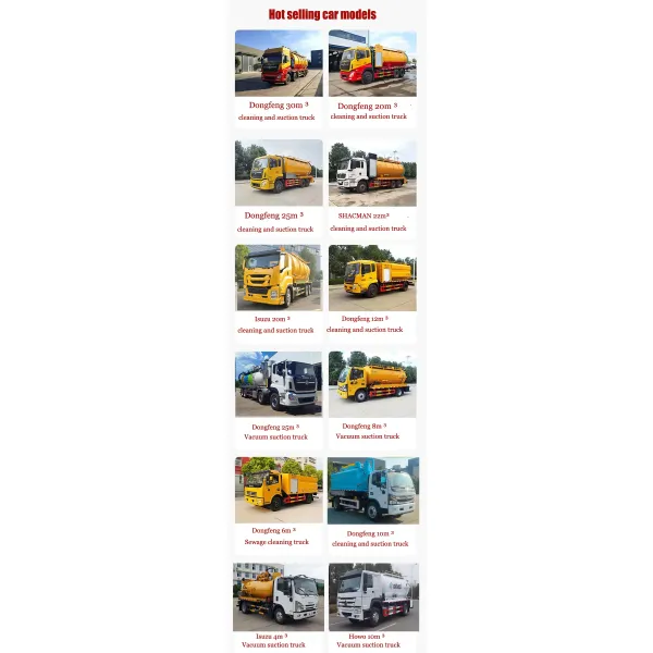 Dongfeng 12cmb Vacuum Truck, Sewer Suction Truck