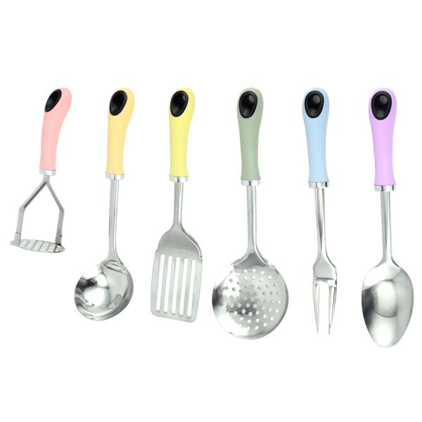 Nordic Home Cooking Tools Set with Macaron Color and TPR Material Kitchen Accessories