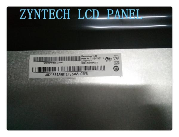 60Hz Frame LCD TV Display Panel , 1920*1080 21.5inch T215HVN01.1 Flat Panel LCD Display