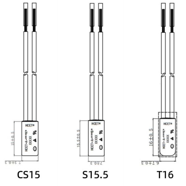 AC KSD9700 Thermal Switch Protector 6A 250V Cutoff 45C For New Energy Charger
