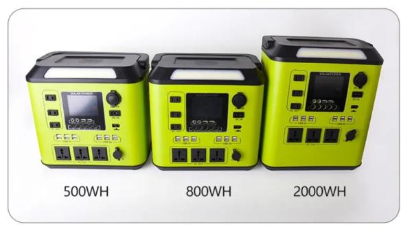 Green 1500W Portable Power Station 500WH 800WH 2000WH Solar Energy Storage Generator