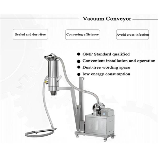 Alimentador de transportador elétrico sem poeira a vácuo Evc para a indústria farmacêutica