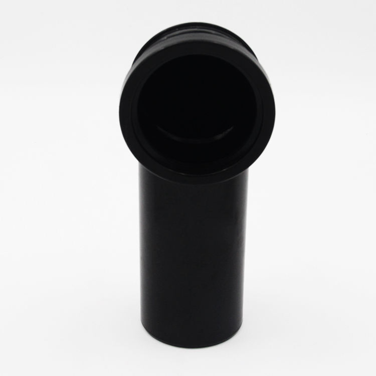 Black Plastic Belt Rubber Toilet Water Tank Discharge Elbow Pipe Sealing Drainage Pipe