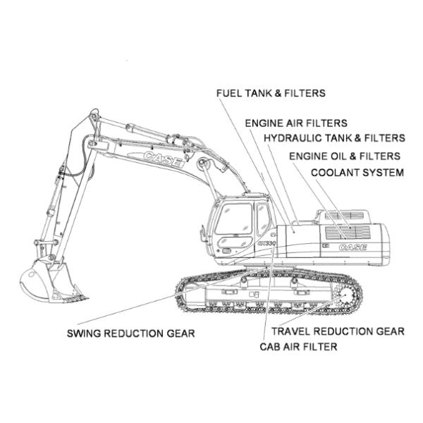 HF28836 4294135 2474-9041S Пилотные гидравлические фильтры экскаваторные запасные части подходят для Y813