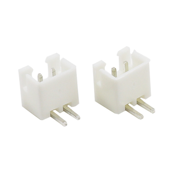 Изогнутый соединитель коробки вафли Штырь тангажа 2 иглы 2.54mm прямоугольный