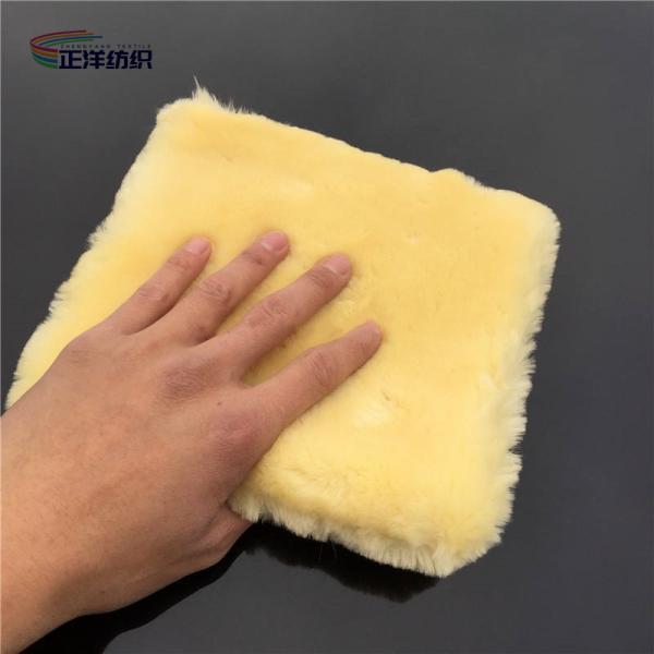 Stitched Car Detailing Tools 20x20cm 60g 1000gsm Scratch Free Car Washing Polishing Pad