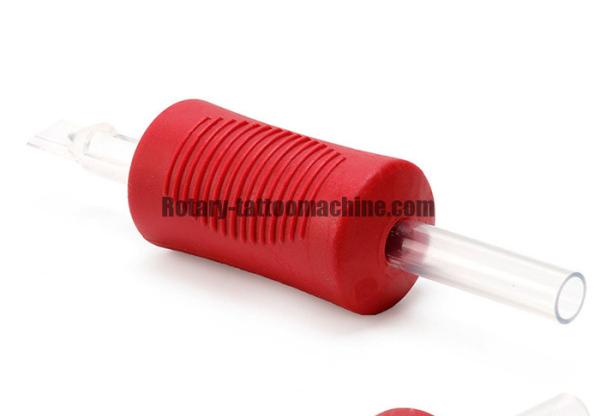 Silicone Material Red Clear Tattoo Tubes  , Disposable Cartridge Tattoo Tubes