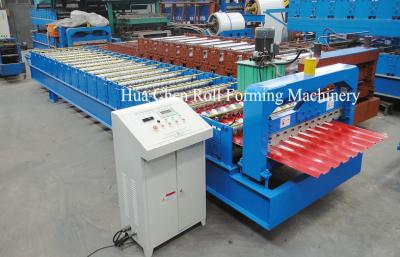 Rolo automático da telha da folha do telhado do metal do painel de parede que forma a máquina 20m/min 380V 50Hz