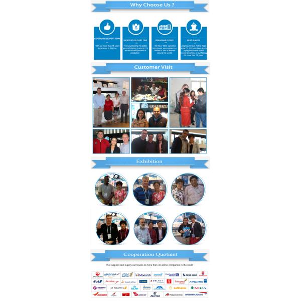 Полотенце белой устранимой авиакомпании горячее и холодное