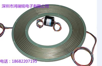 300RPM Pancake Slip Ring 1000M Ethernet Signal For Elemental Crystal Furnace