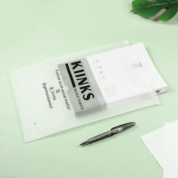 Custom Reusable Zipper Bag T-Shirt Hoodies Packaging Shopping Bags Plastic Bags