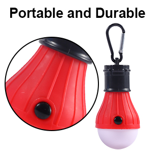 Tent Lamp Portable LED Tent Light Clip Hook Hurricane Emergency Lights LED Camping Bulb Camping Tent Lante