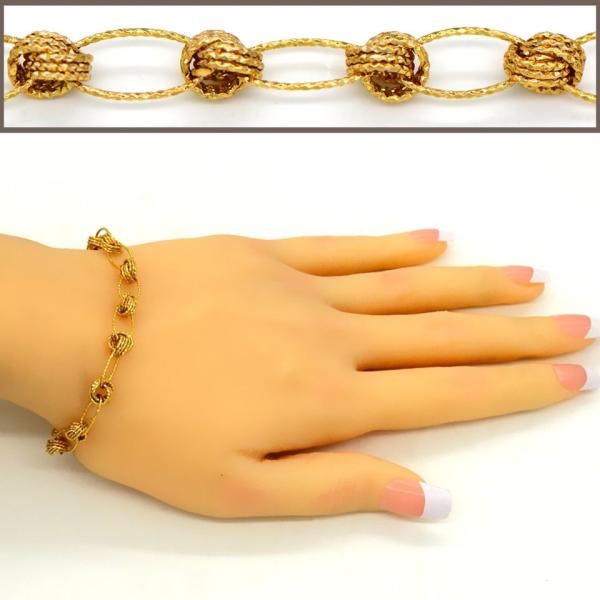 Hot Selling items Fashion jewelry Men or Womans bracelet Bangle 18K Real Gold Plated Link