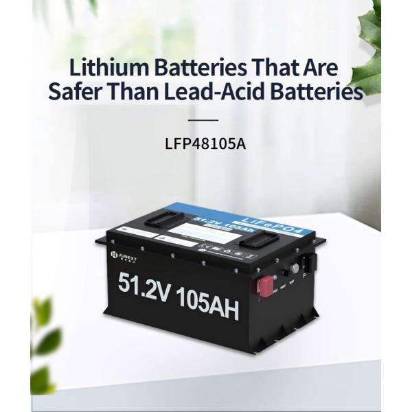 Reemplazo de batería Lifepo4 para vehículo eléctrico de 51,2 V 105 Ah, reemplazo de plomo ácido