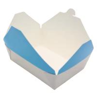 Papier kraft recyclable écologique à usage unique, boîte à hamburgers à emporter ISO9001 Matériel et encres écologiques