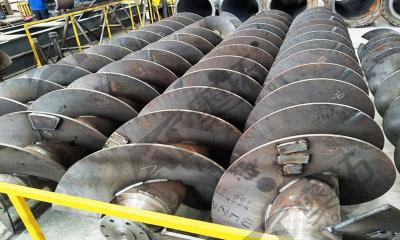 Flexible Screw Conveyor High Capacity For Cement Coal Grain Powdery Material