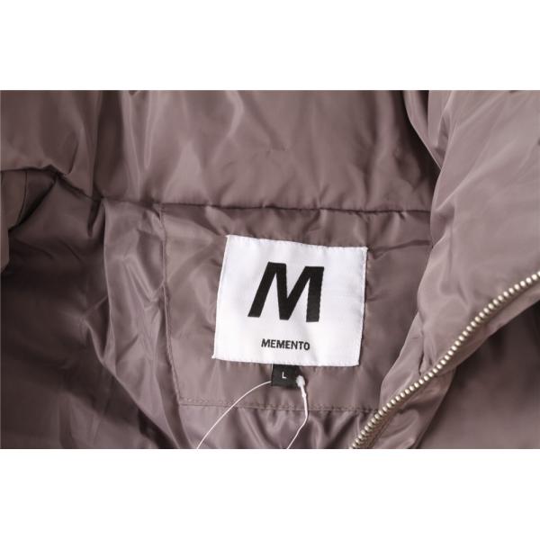MEMENTO Brown Mens Heavy Puffer Jacket For Winter