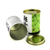 Tubo de papel de empaquetado de la categoría alimenticia del ODM con el casquillo del hierro para el té/el café