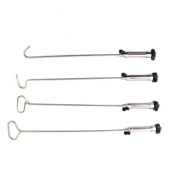 Reusable Medical Laparoscopic Articulating Forceps Golden Finger Retractor for Surgery
