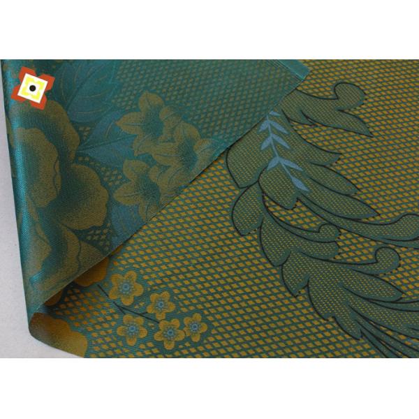 100% Polyester Cotton Mattress Quilting Fabric Warp Knitted Printed Skin Friendly