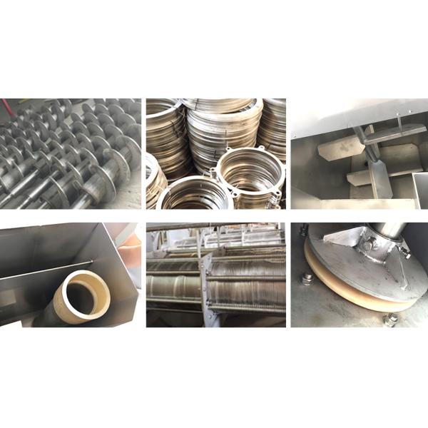 DS Capacity 5-640kgs/h/set Volute Type Dewatering Screw Press for Sewage Sludge Treatment