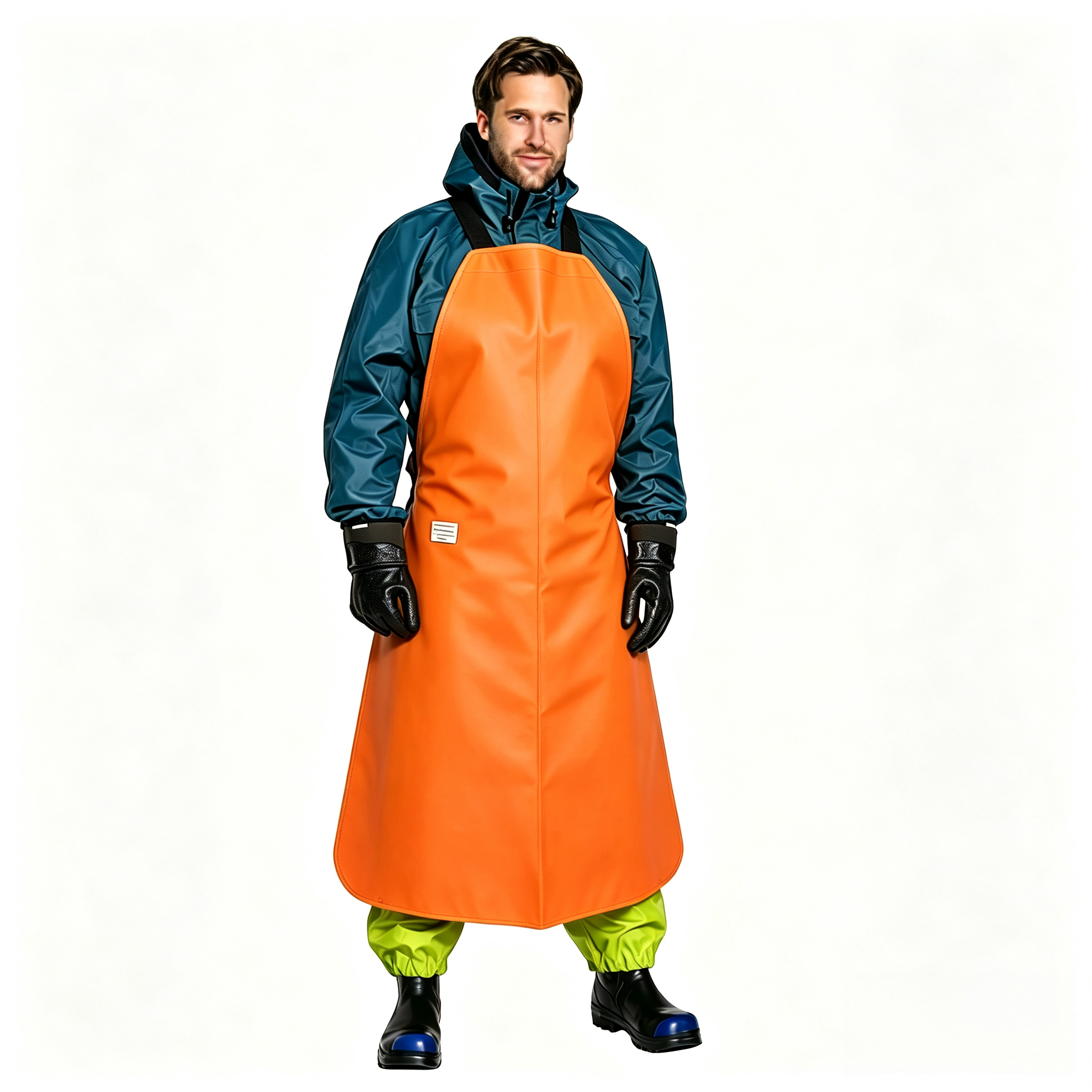 Custom Water Jetting Apron Heavy Duty Safety Work Wear Lightweight With Adjustable Straps