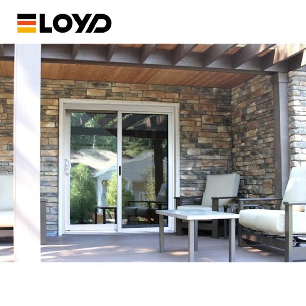 Highest Possible Thermal and Noise Insulation Aluminum Sliding Door with Double Glass