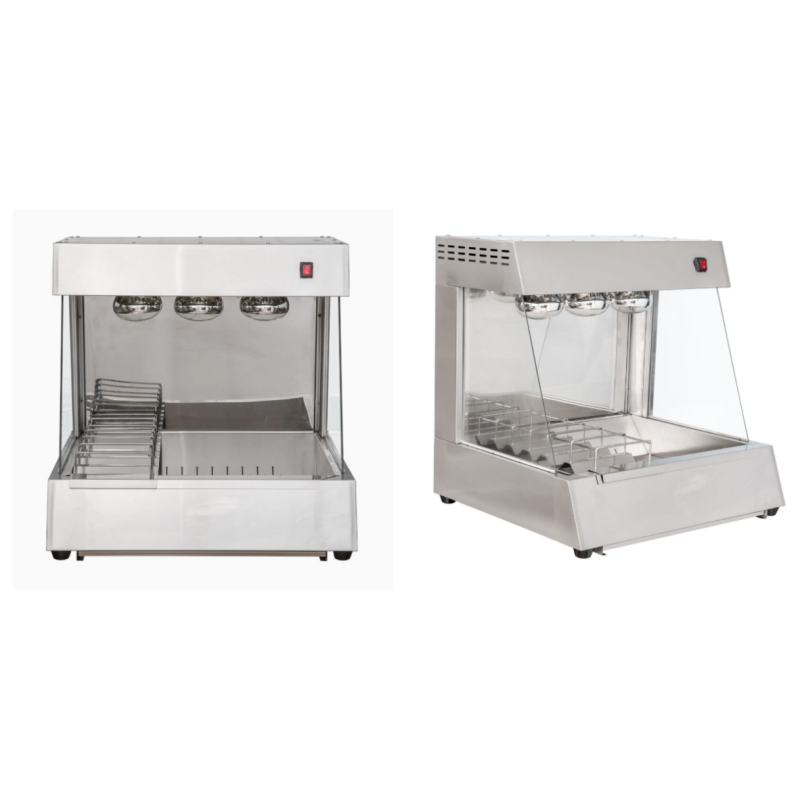 CW-560 Commercial Potato Chips Warmer Display Station electric Counter Top Fries Machine
