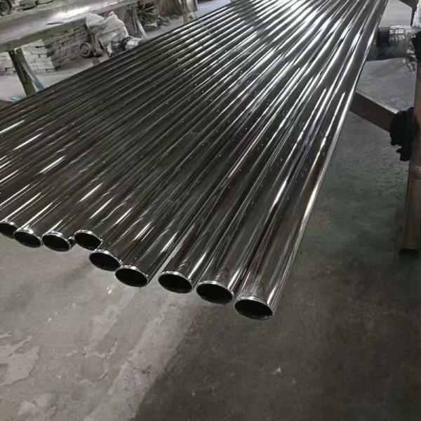Round / Square / Rectangle Stainless Steel Pipe Grade 201 304 Bright Surface For Windows And Doors