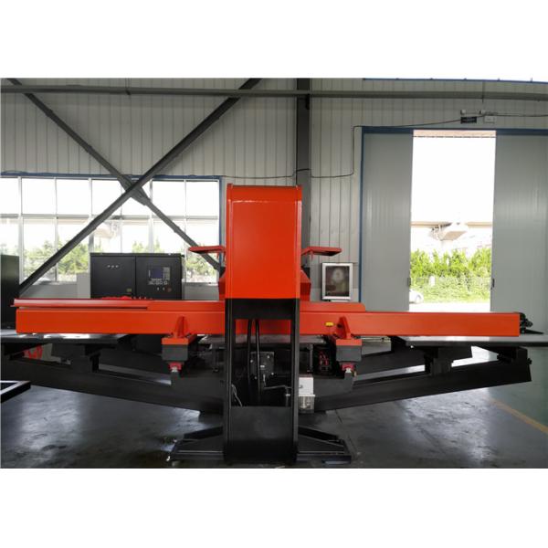 Closed Type CNC Punching Machine 4 Axis With 30rpm Rotating Speed , 5200*3800