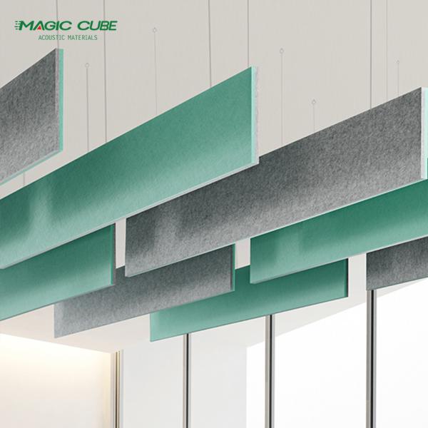 Polyester Fiber Acoustic Panel 600x600mm 15mm Sound Absorbing Wall Board for Veterinary Clinic Interior Decoration
