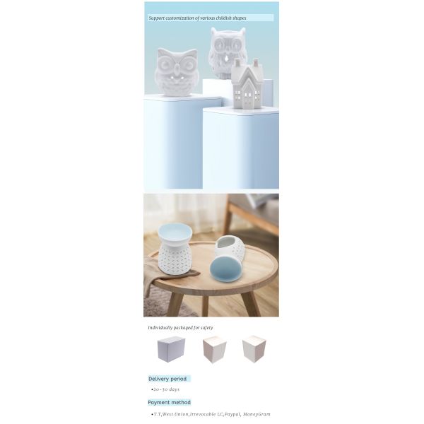 Handcrafted  Ceramic  Essential Oil burner Warmer for Relax