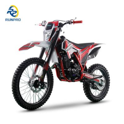 2024 250cc 4 Stroke Dirt Bike Pit Moto Cross with CE Max. Speed 80km/h Wheelbase 1340mm