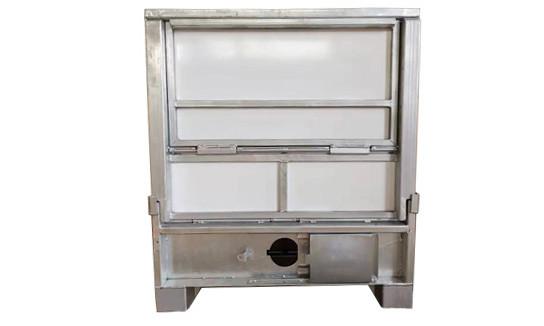Steel Galvanised IBC Foldable Pallet Box Heavy Duty Galvanised Steel Material