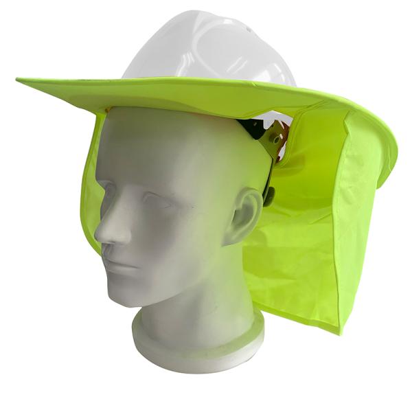 Cortina de casco de protección solar de alta visibilidad para sombrillas transpirables