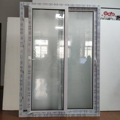 White PVC Sliding Glass Doors Customi Size Upvc Glass Sliding Doors ODM