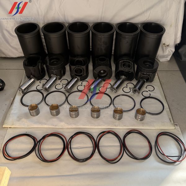 6D125 Cylinder Liner Assembly Komatsu Diesel Engine Overhaul Parts