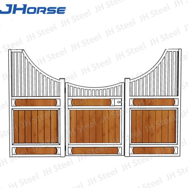 Os painéis revestidos pó da tenda do cavalo, celeiro de cavalo param o material da tubulação de aço