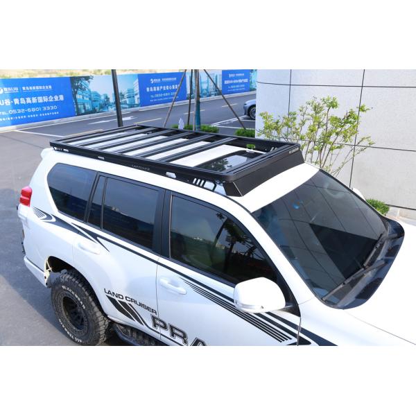 Black Powder Coated Roof Rack Platform Perfectly Suited for Toyota Landcruiser 200