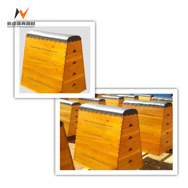 Водонепроницаемое твердое дерево гимнастическое оборудование для скакалки лошадей для 5 секций скакалки