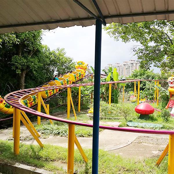 Outdoor Amusement Park Roller Coaster / Little Roller Coaster Mix Color