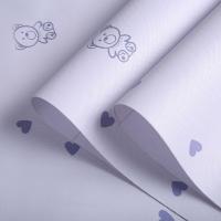 0.14mm-0.26mm Épaisseur auto-adhésif en PVC imprimé en fleurs pour revêtement murale Politique d'échantillon Taille du papier A4