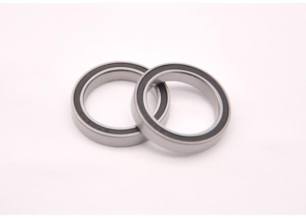 2RS Shield Size 15*21*4mm Miniature Ball Bearings High Rotating Speed With Small Torque
