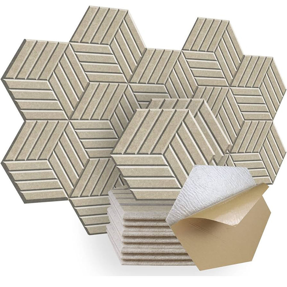 Removable Adhesive Acoustic Panels No Damage Installation for Temporary Spaces