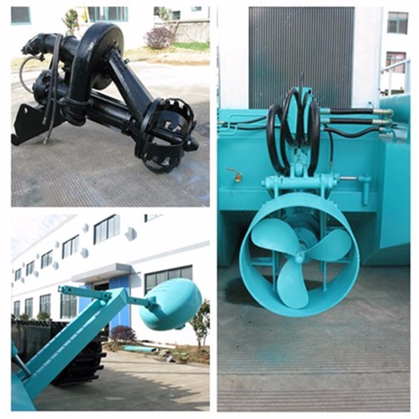 KEDA 2024 Self-Propulsion Track Type Amphibious Excavator with Cutter Suction Dredger Function