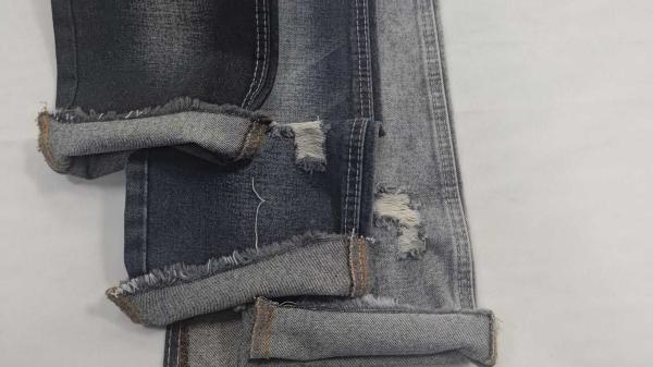11.3oz Cotton Polyester Viscose Denim Fabric 10*7 JSD3250C