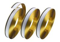 L'extrusion en aluminium durable de Channelume forme la peinture de couleur d'or balayée 0,5 par millimètres