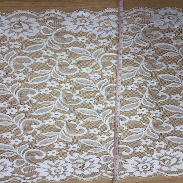 32cm wide 2017 New Fashion Lace Border/ underwear cotton lace edge in Ivory Color